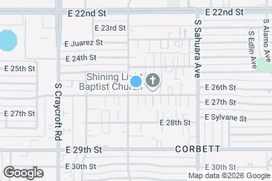 Map image of the property - 5709 E 26th St