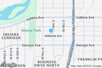 Map image of the property - 1602 Alabama Ave