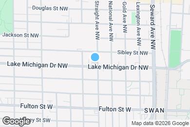 Map image of the property - 135 Straight Ave NW