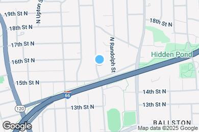 Map image of the property - 1527 N Stafford St