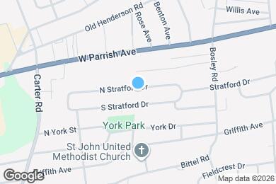 Map image of the property - 2170 N Stratford Dr