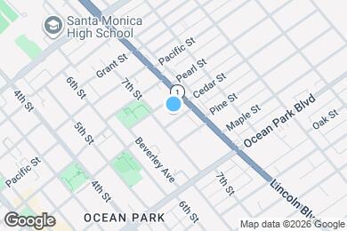 Map image of the property - 721 Cedar St