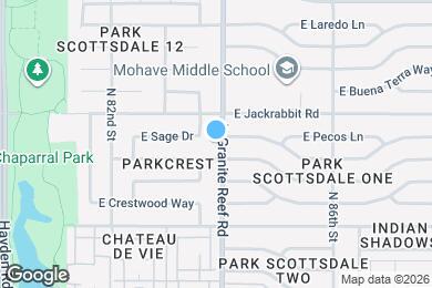 Map image of the property - 5420 N Granite Reef Rd