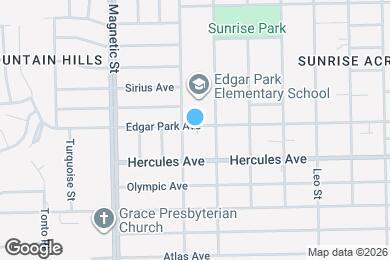 Map image of the property - 3608 Edgar Park Ave