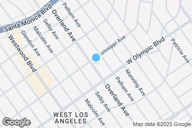 Map image of the property - 2110 Overland Ave