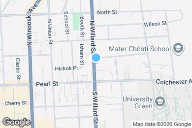 Map image of the property - 42 N Willard St