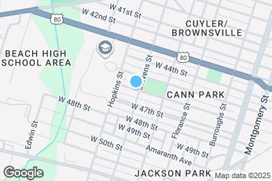 Map image of the property - 1003 W 46th St