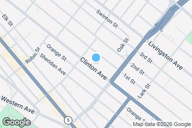 Map image of the property - 383 Clinton Ave
