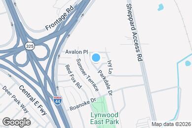 Map image of the property - 1623 Parkdale Dr