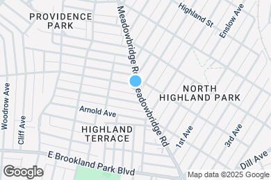 Map image of the property - 727 E Gladstone Ave