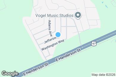Map image of the property - 135 Jefferson Dr