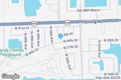 Map image of the property - 3441 N Hills Dr