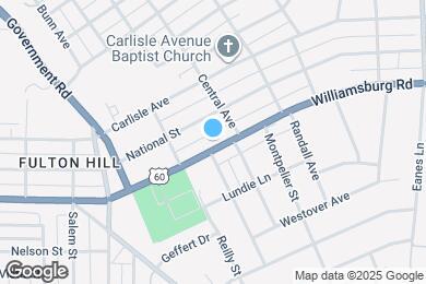 Map image of the property - 1814 Williamsburg Rd