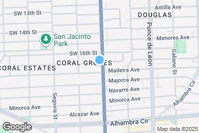 Map image of the property - 1706 S Le Jeune Rd