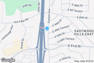 Map image of the property - 4912 Eastern Ave