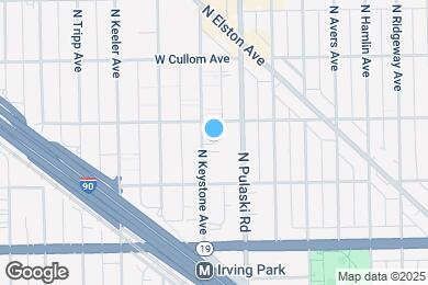 Map image of the property - 4141 N Keystone Ave