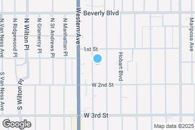 Map image of the property - 136 S Oxford Ave