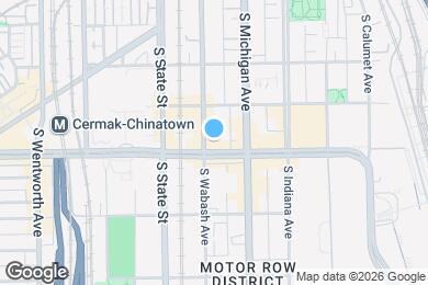 Map image of the property - 2119 S Wabash Ave