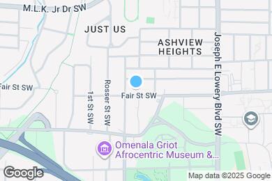 Map image of the property - 1065 Fair St SW