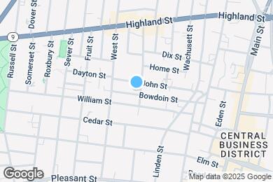 Map image of the property - 38 Bowdoin St