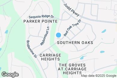 Map image of the property - 840 Red Oak Tree Dr