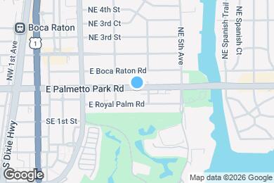 Map image of the property - 364 E Palmetto Park Rd
