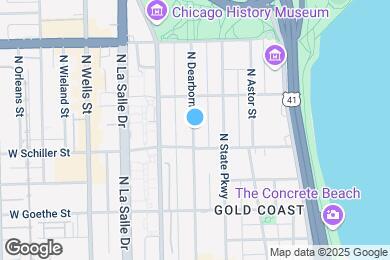 Map image of the property - 1425 N Dearborn St