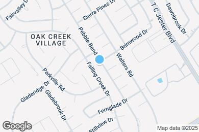 Map image of the property - 15027 Pebble Bend Dr