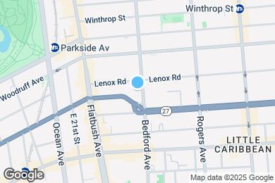 Map image of the property - 2100 Bedford Ave