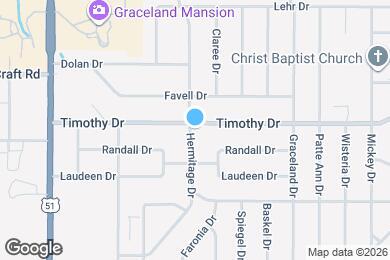 Map image of the property - 3900 Hermitage Dr