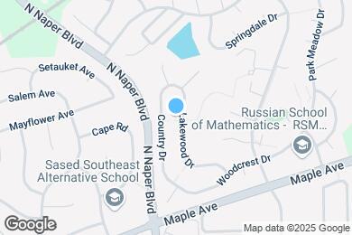 Map image of the property - 6S124 Lakewood Dr