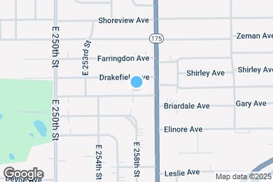 Map image of the property - 25771 Briardale Ave