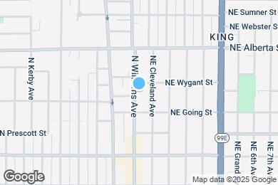 Map image of the property - 4712 N Williams Ave
