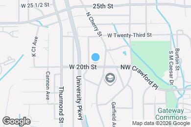 Map image of the property - 519 W 20th St