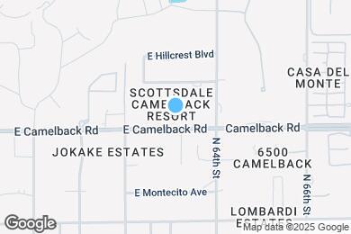 Map image of the property - 6302 E Camelback Rd