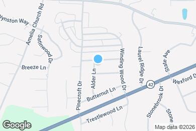 Map image of the property - 313 Alder Ln