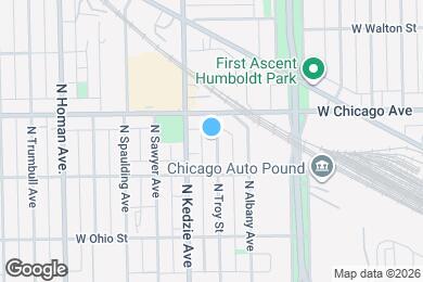Map image of the property - 732 N Troy St