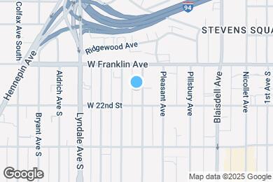 Map image of the property - 2110 Grand Ave S