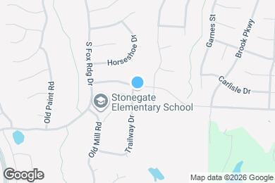 Map image of the property - 819 Trailway Dr