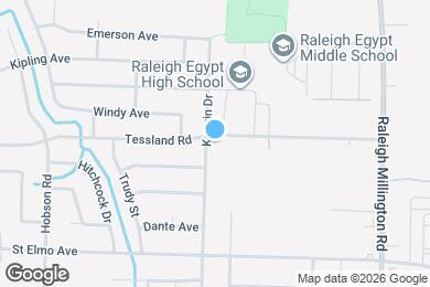 Map image of the property - 3937 Tessland Rd