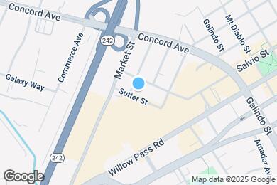 Map image of the property - 1651 Sutter St