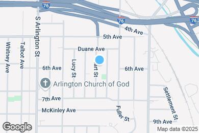 Map image of the property - 1385 Hart St