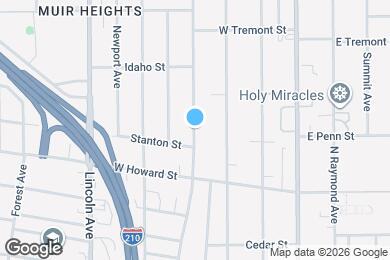 Map image of the property - 1676 Glen Ave