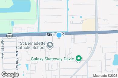 Map image of the property - Sunset Palms Apartments