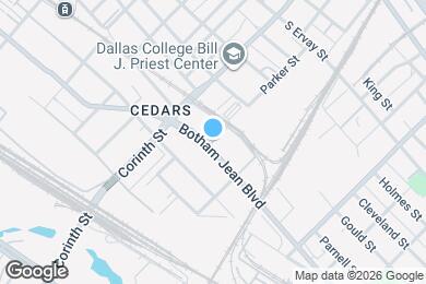 Map image of the property - 1110 Parker St