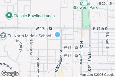 Map image of the property - 1201 N Madison St