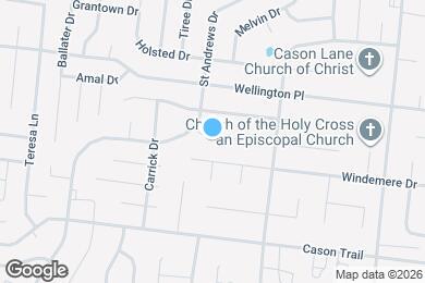 Map image of the property - 2923 Bray Ct