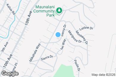 Map image of the property - 4462 Sierra Dr