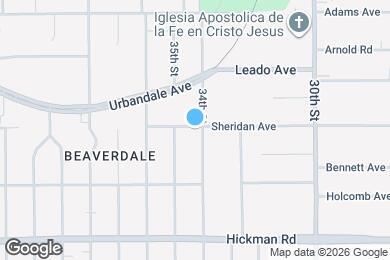 Map image of the property - 2618 34th St