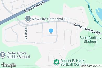 Map image of the property - 2500 Pine Branch Way